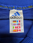 1998-99 Adidas Trikot Newcastle United Brown Ale Made In England Blau S