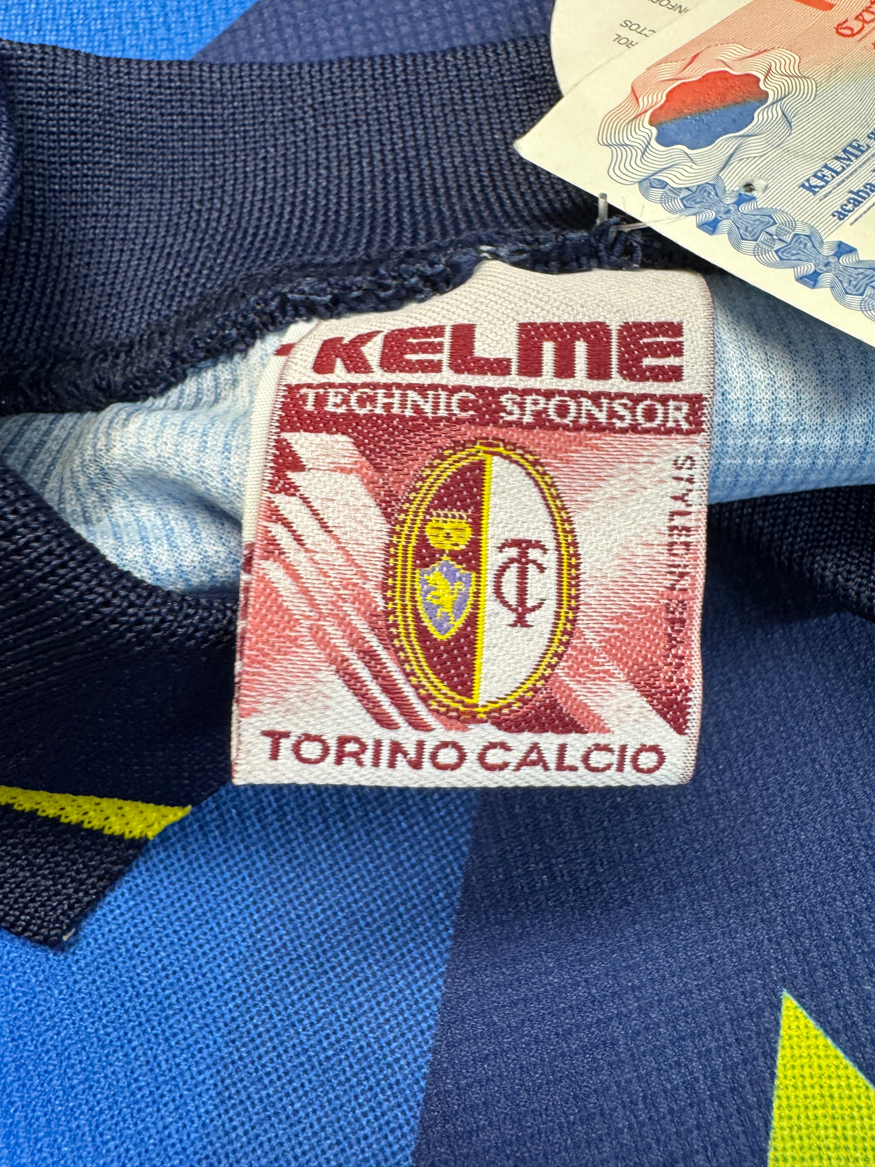 Rare! 1997/98 Kelme Trikot FC Torino Deadstock Blau Gelb L