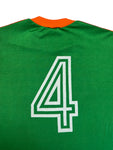 80s Adidas Trikot Jägermeister #4 Made In West Germany Grün Orange L