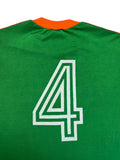 80s Adidas Trikot Jägermeister #4 Made In West Germany Grün Orange L