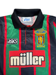 1994/95 Asics Trikot Aston Villa Müller Made In U.K Grün Schwarz (LB) XXS-XS