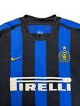 2003 /04 Nike Trikot Inter Milan Pirelli Blau Schwarz M