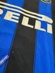 2003 /04 Nike Trikot Inter Milan Pirelli Blau Schwarz M