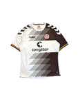 2015/16 St Pauli Trikot Hummel Congstar Weiß Braun XL-XXL