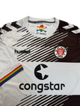 2015/16 St Pauli Trikot Hummel Congstar Weiß Braun XL-XXL