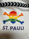 2015/16 St Pauli Trikot Hummel Congstar Weiß Braun XL-XXL