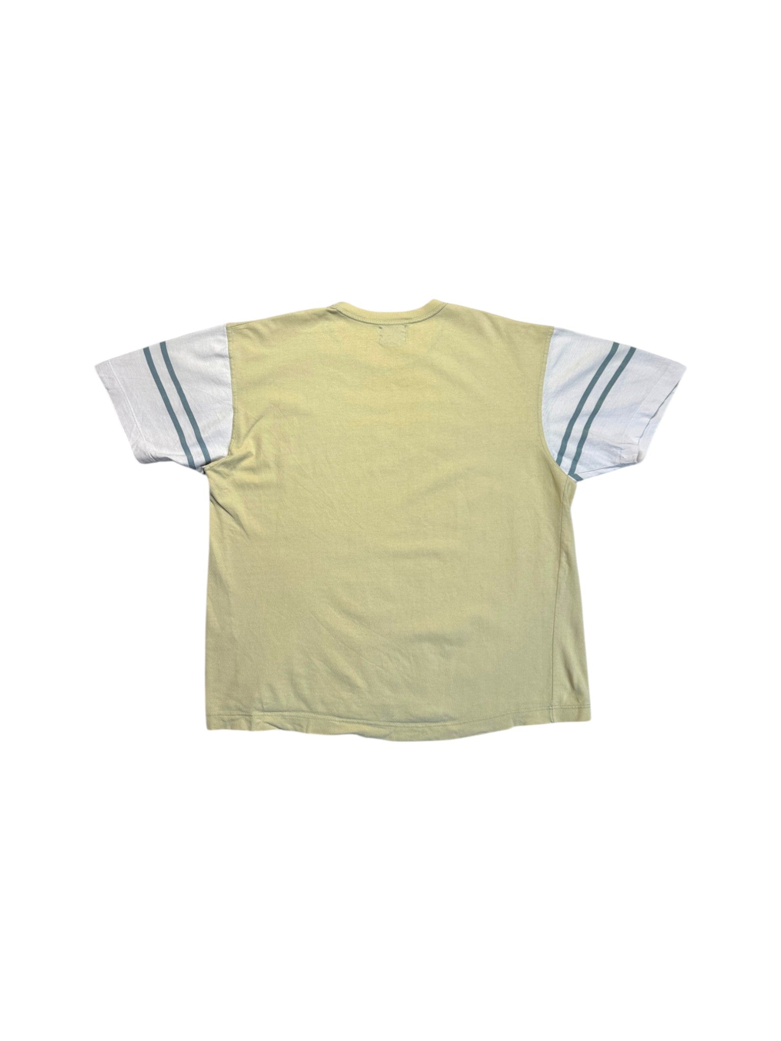 90s FRIP Studio Shirt Micky Maus Made In France Hellgelb XL-XXL