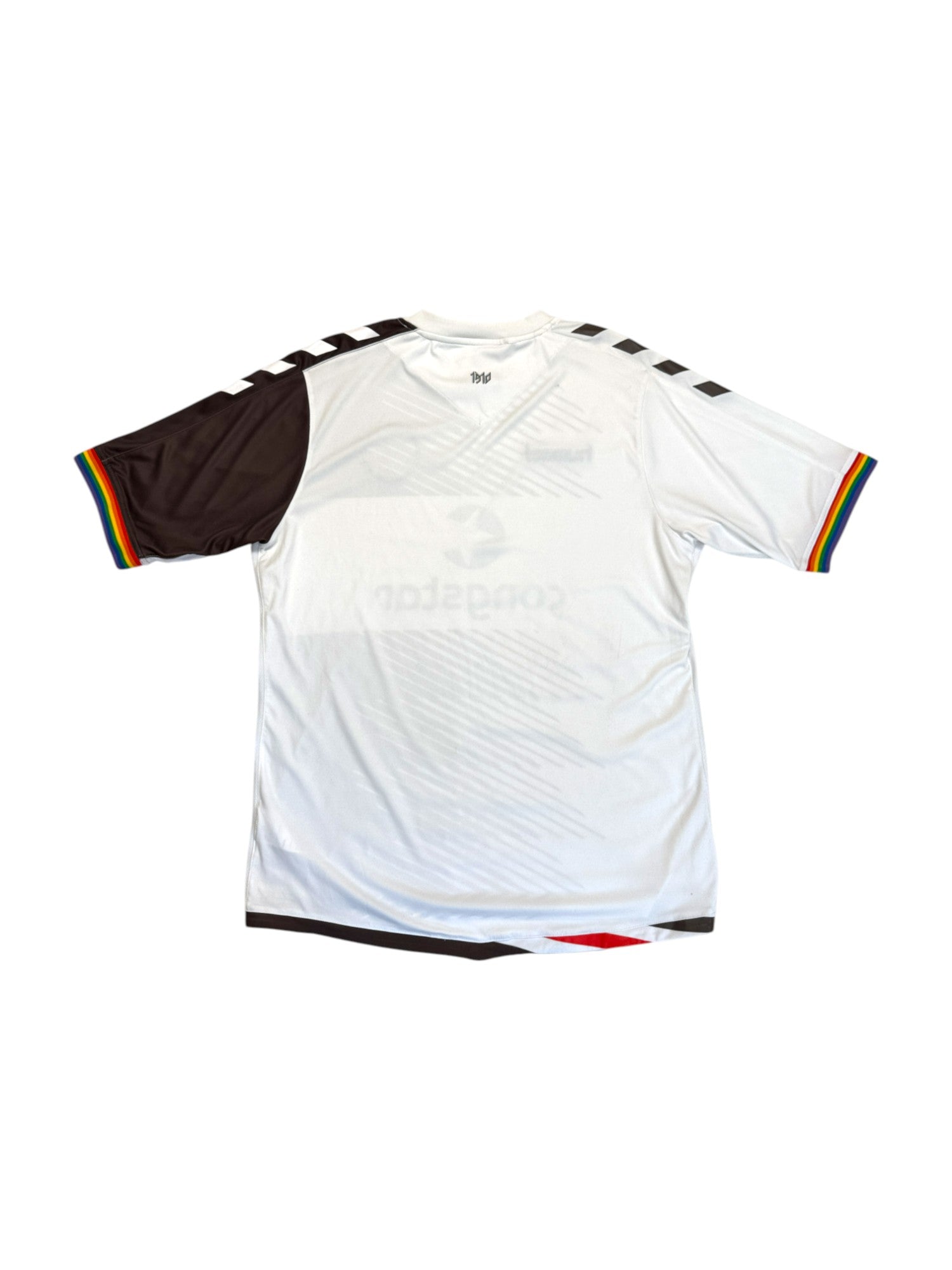 2015/16 St Pauli Trikot Hummel Congstar Weiß Braun XL-XXL