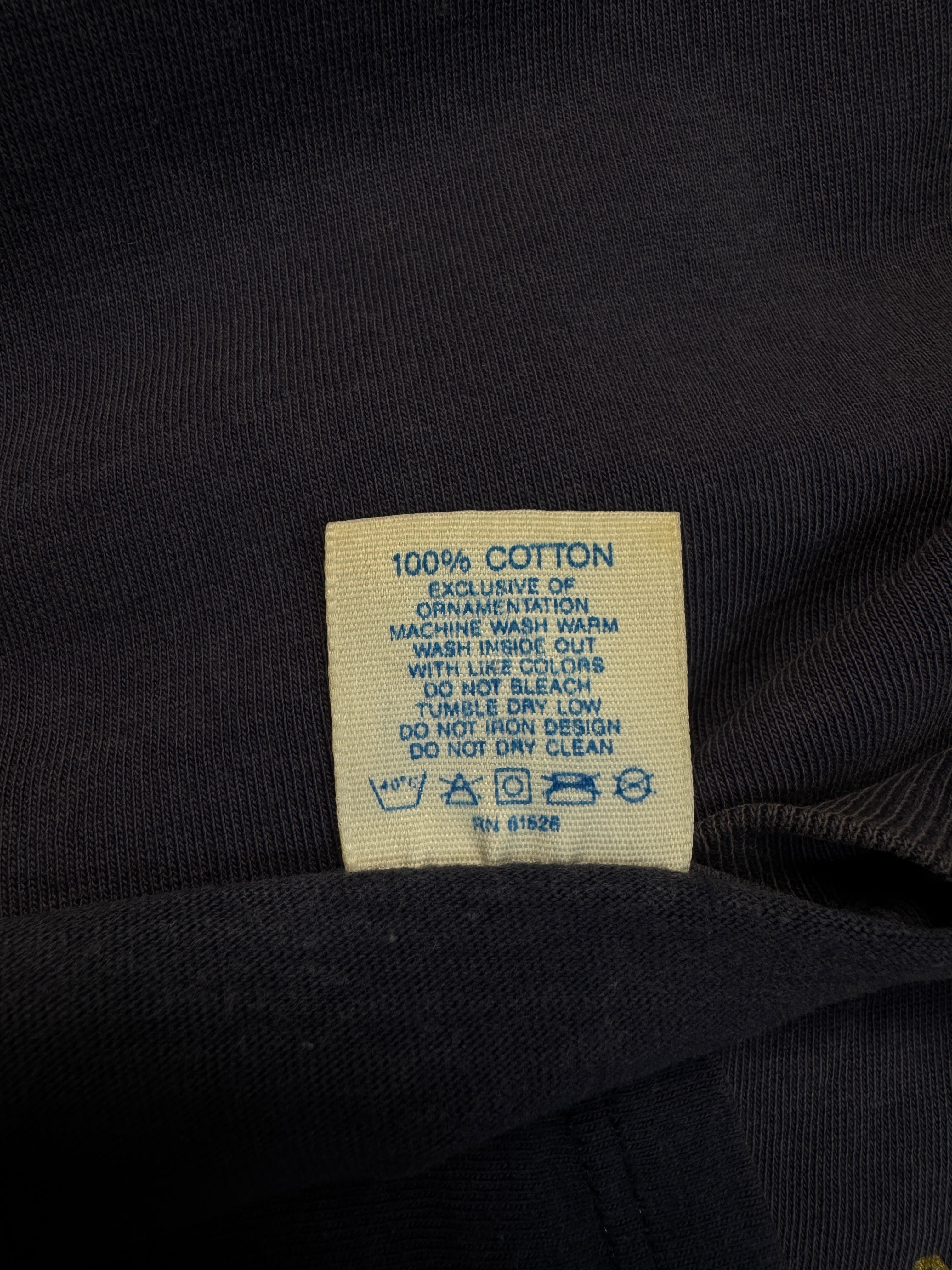 90s Velva Sheen Shirt Mickey California Made In USA Dunkelblau XL