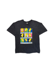 90s The Simpsons Shirt Bart "I didn't do it" Single Stitch Schwarz L