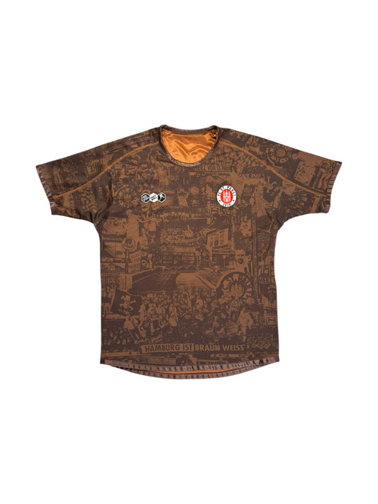2010/11 DoYouFootball Wendetrikot FC St. Pauli Centenary Braun M