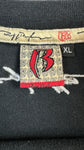 Vintage Ruff Ryders Shirt 90s DMX Mit Ohrring Schwarz XL