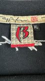 Vintage Ruff Ryders Shirt 90s DMX Mit Ohrring Schwarz XL