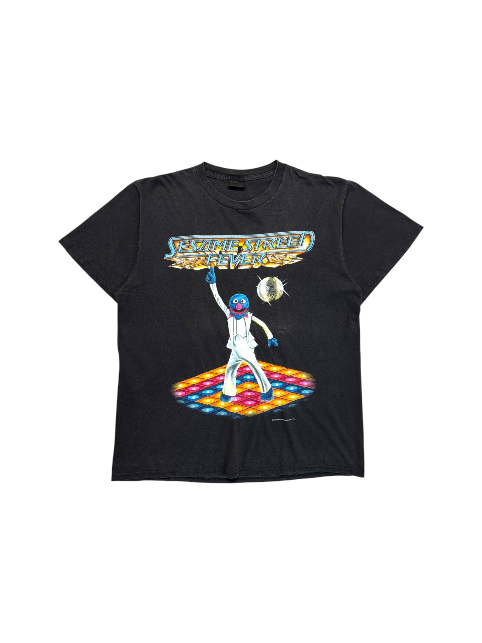 90s Changes Shirt "Sesame Street Fever" Made In USA Schwarz XL