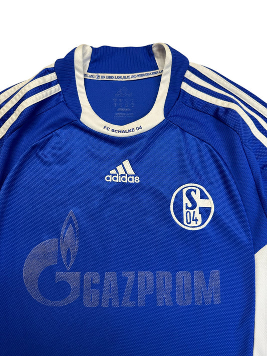 2008/09 Adidas Trikot Schalke 04 Gazprom Blau L