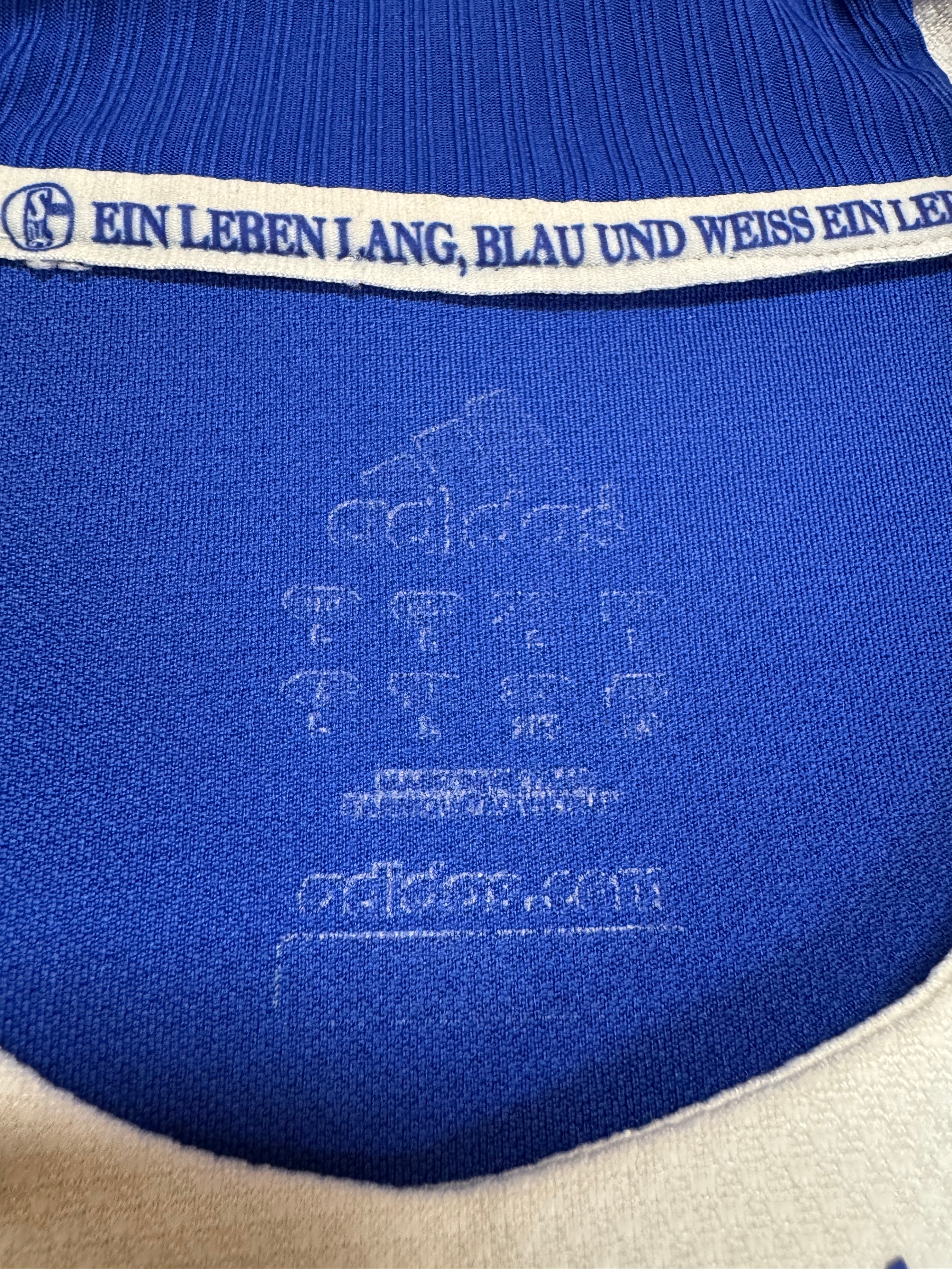 2008/09 Adidas Trikot Schalke 04 Gazprom Blau L