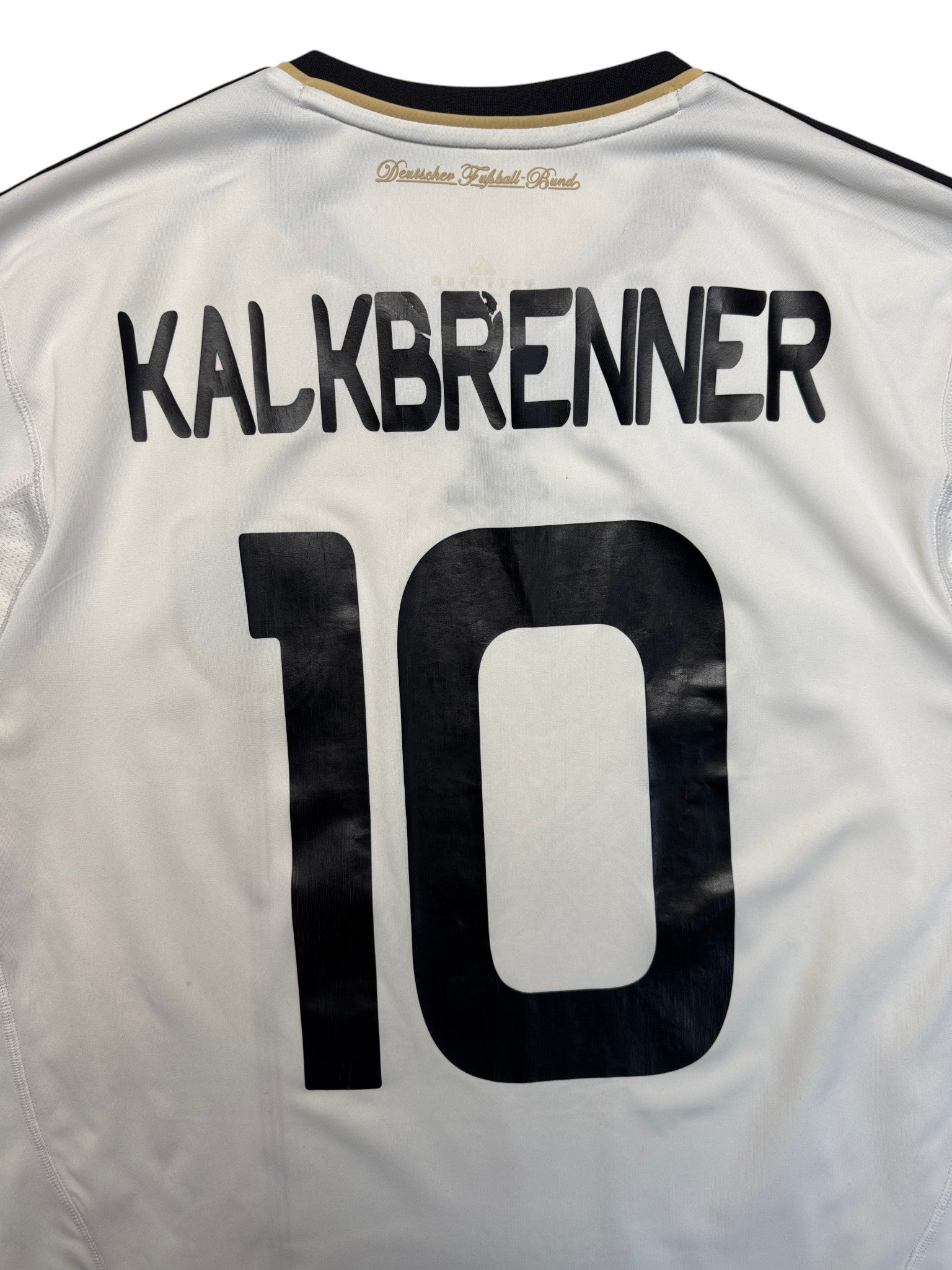 2010 Adidas Trikot DFB #10 Kalkbrenner Weiß