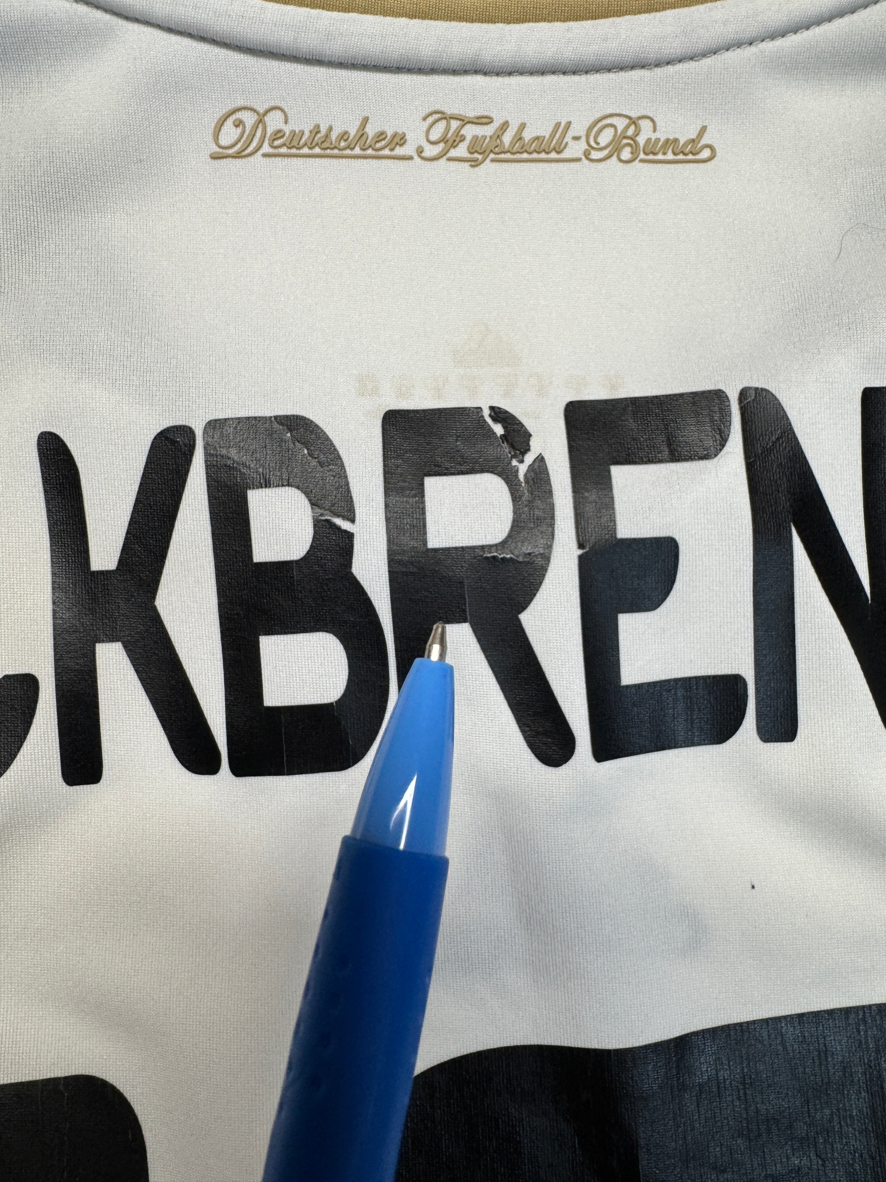 2010 Adidas Trikot DFB #10 Kalkbrenner Weiß
