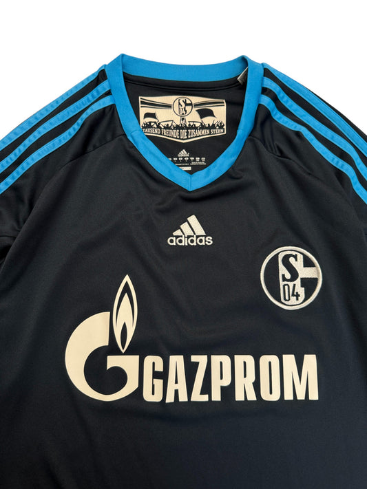 2010/11 Adidas Trikot Schalke 04 Gazprom Schwarz L
