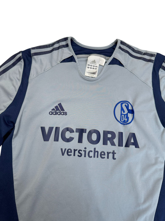 2005/06 Adidas Trikot Schalke 04 Victoria Versichert Grau M