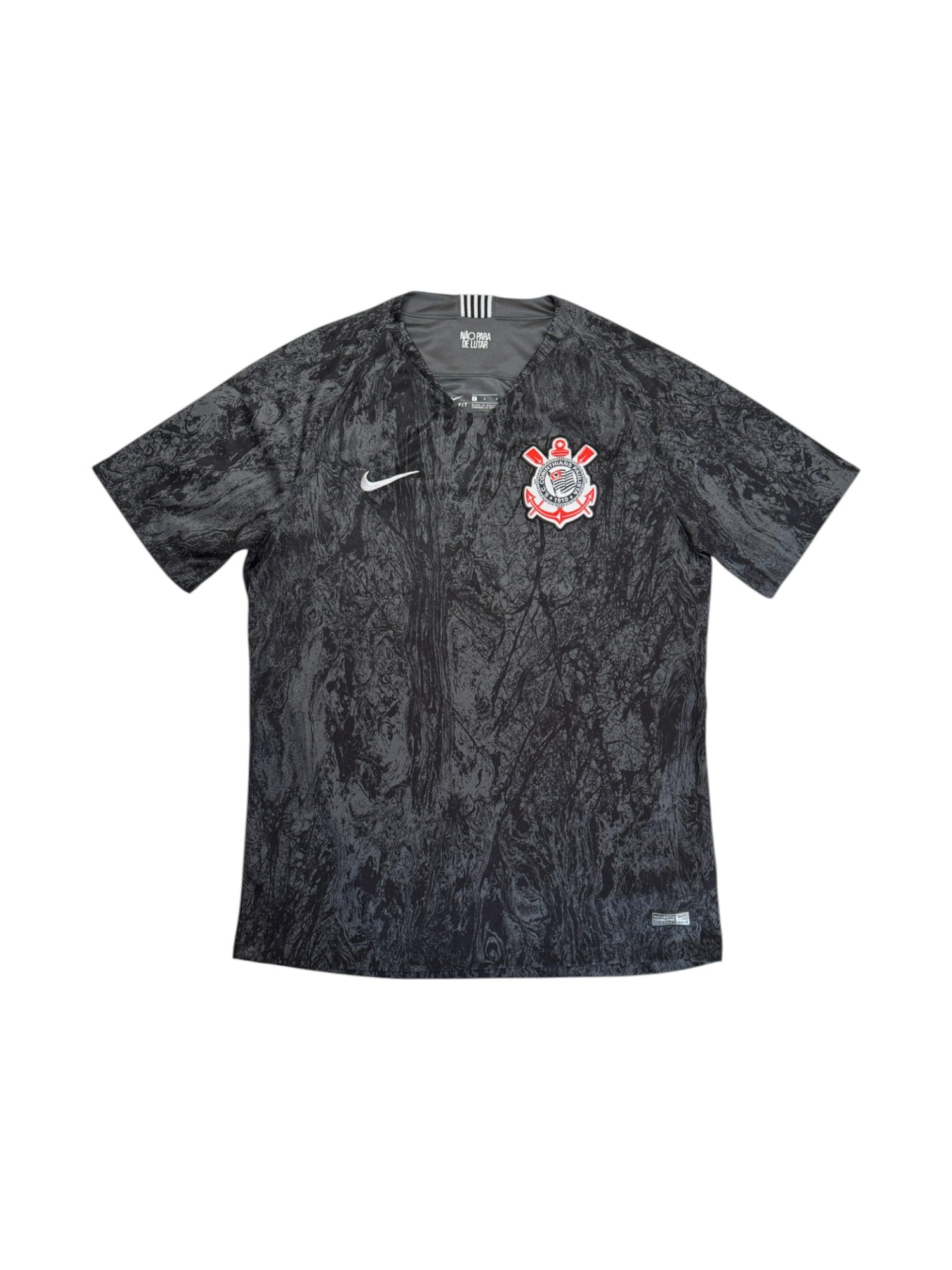 2018/19 Nike Trikot Corinthians Paulista Schwarz Grau L