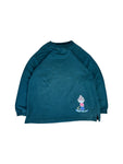 Vintage No System Sweater "I want my future- I feel so good" Dunkelgrün M