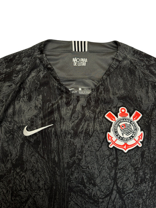 2018/19 Nike Trikot Corinthians Paulista Schwarz Grau L