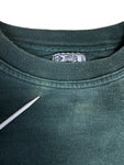 Vintage No System Sweater "I want my future- I feel so good" Dunkelgrün M