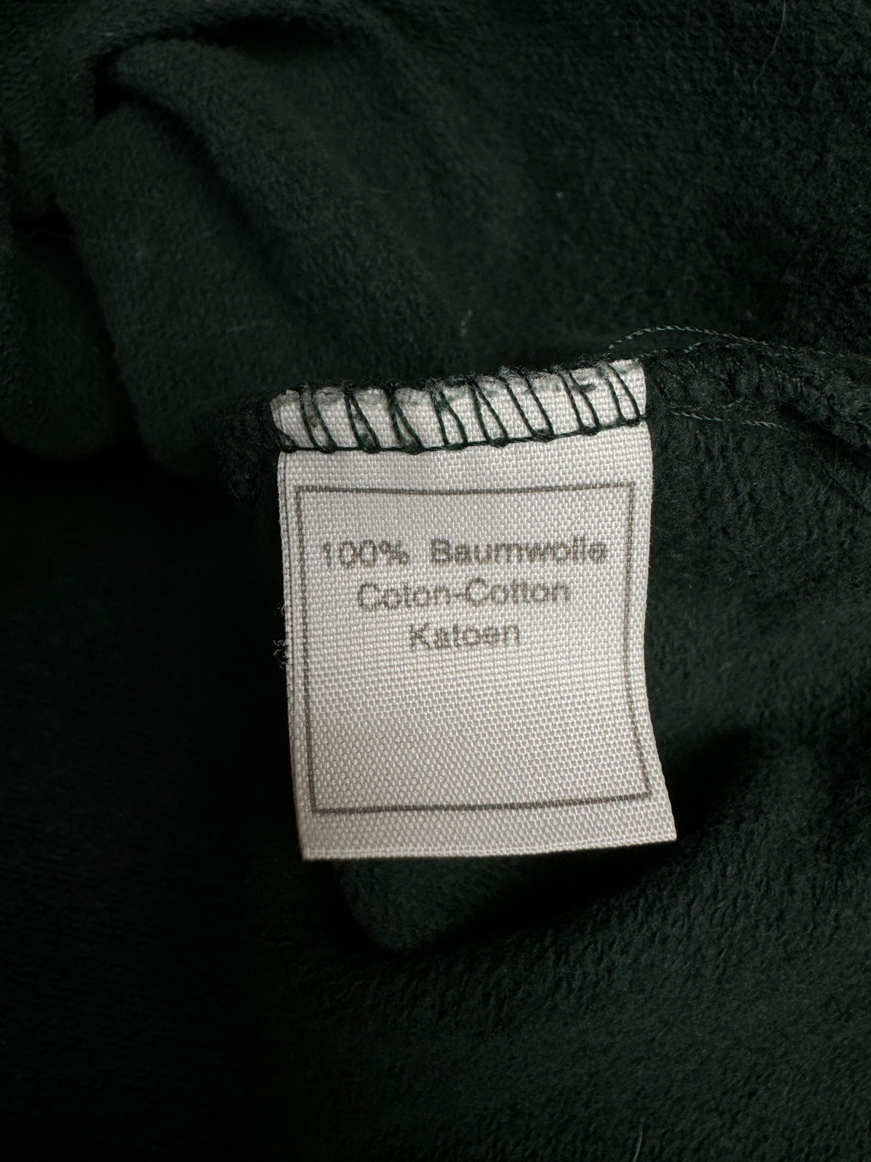 Vintage No System Sweater "I want my future- I feel so good" Dunkelgrün M