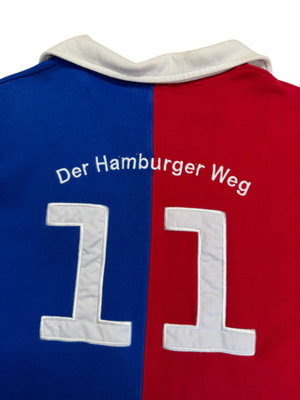 00s Hamburger Weg HSV Shirt #11 Rot Blau M