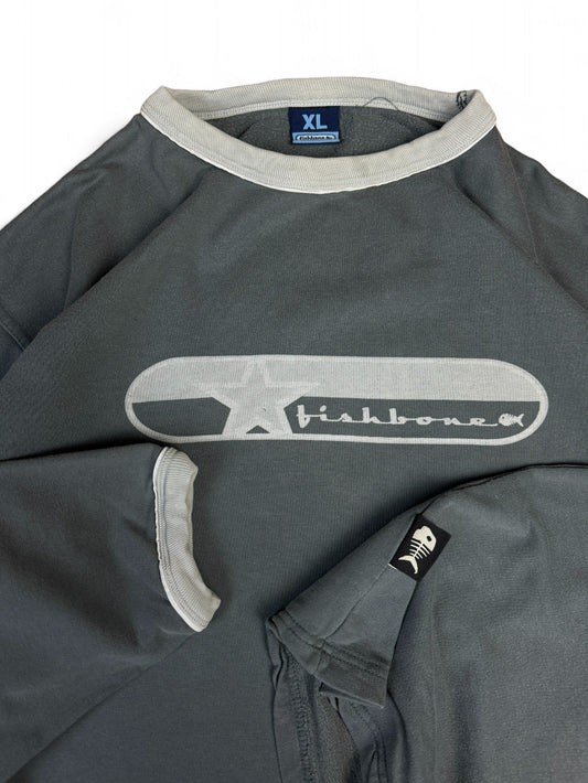Fishbone Sweater Basic Bootleg Grau XL