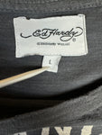 Ed Hardy Shirt "Los Angeles" Mit Strass Grau L