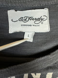 Ed Hardy Shirt "Los Angeles" Mit Strass Grau L