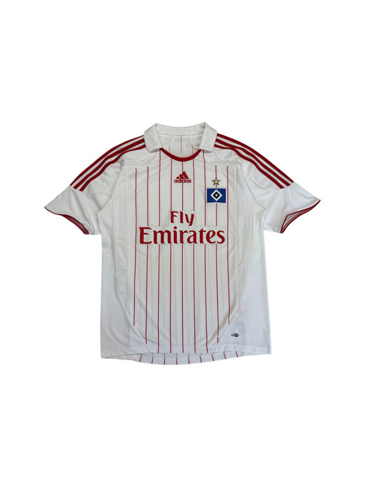 2007/08 Adidas Trikot HSV Fly Emirates Weiß Rot Kinder 176