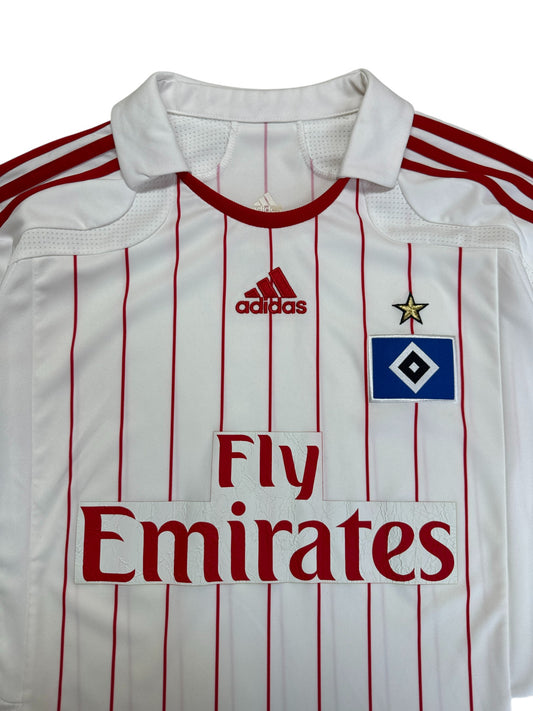 2007/08 Adidas Trikot HSV Fly Emirates Weiß Rot Kinder 176