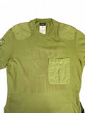 Vintage Dolce & Gabbana Shirt Mit Brusttasche Und Riemen Made In Italy Grün L