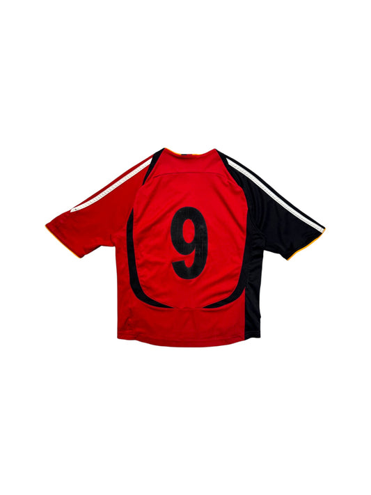 2005 Adidas Trikot DFB #9 Rot Kids Size