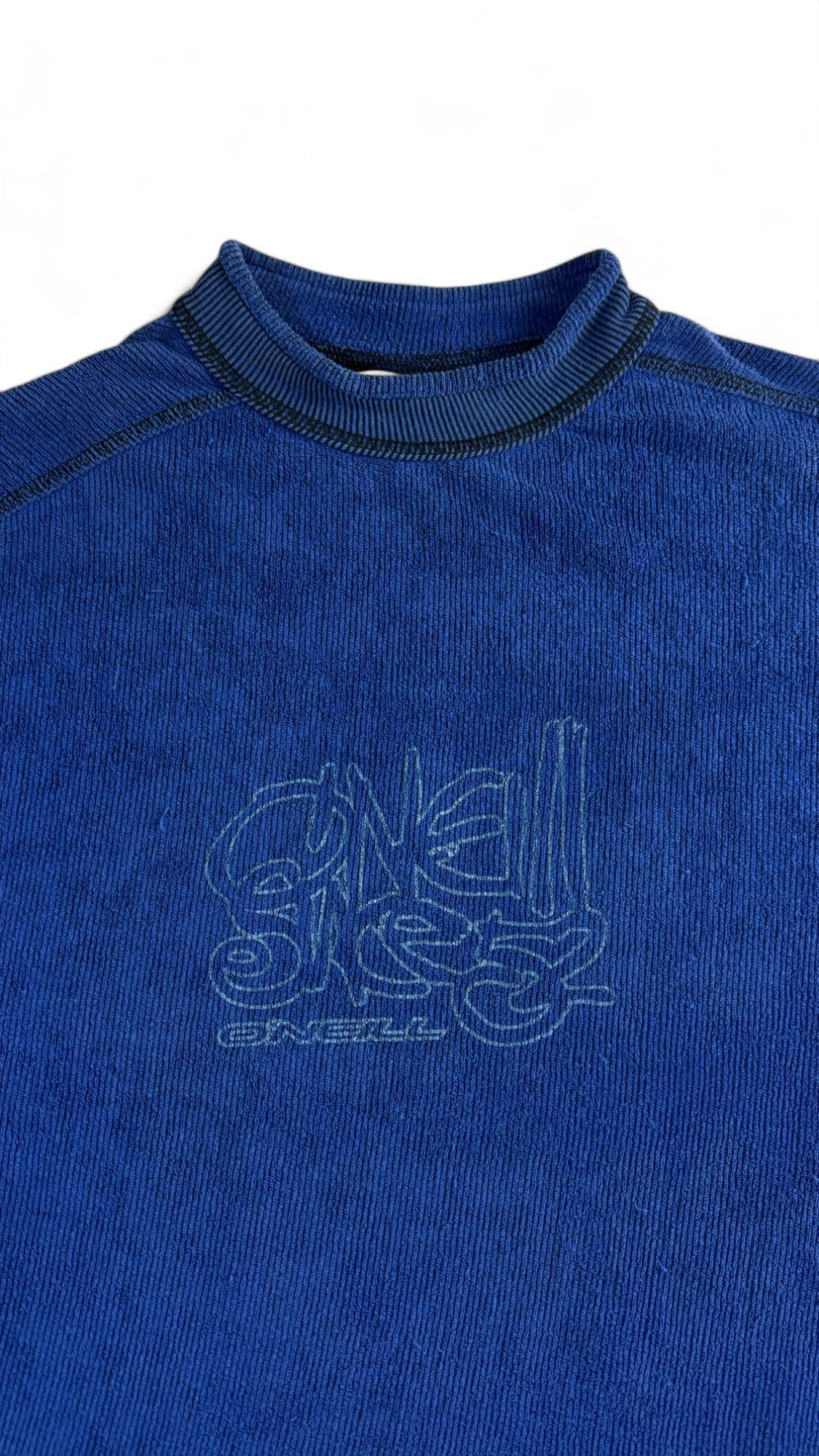 Vintage O'neill Sweater Mock-Neck 90s Blau (152) XS-S - RareRags