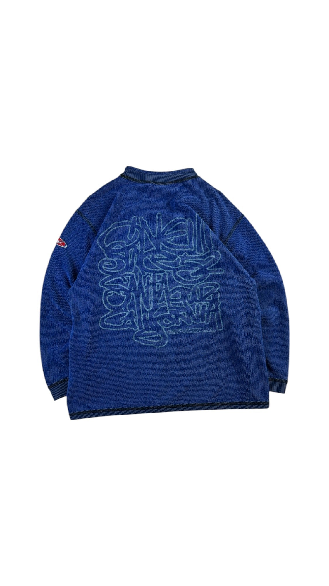 Vintage O'neill Sweater Mock-Neck 90s Blau (152) XS-S - RareRags
