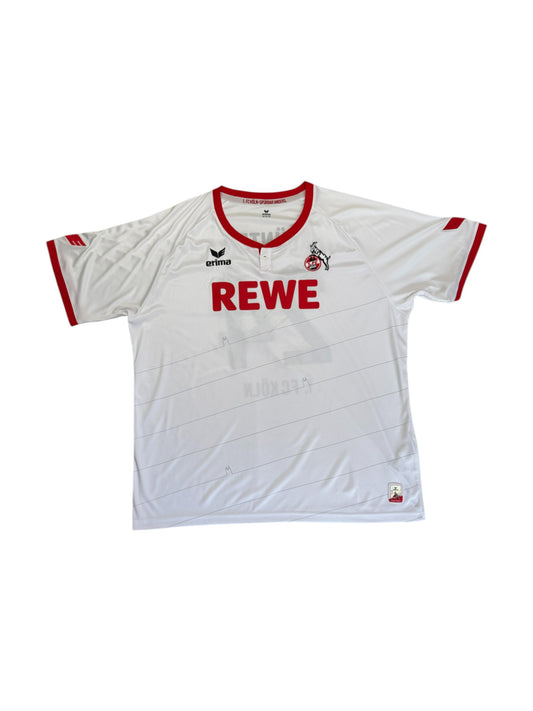 2015/16 Erima Trikot 1. FC Köln #24 Klünter Rewe Weiß 5XL