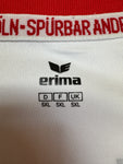 2015/16 Erima Trikot 1. FC Köln #24 Klünter Rewe Weiß 5XL