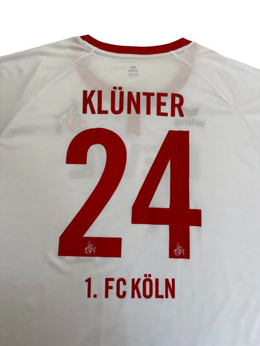2015/16 Erima Trikot 1. FC Köln #24 Klünter Rewe Weiß 5XL