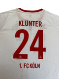 2015/16 Erima Trikot 1. FC Köln #24 Klünter Rewe Weiß 5XL