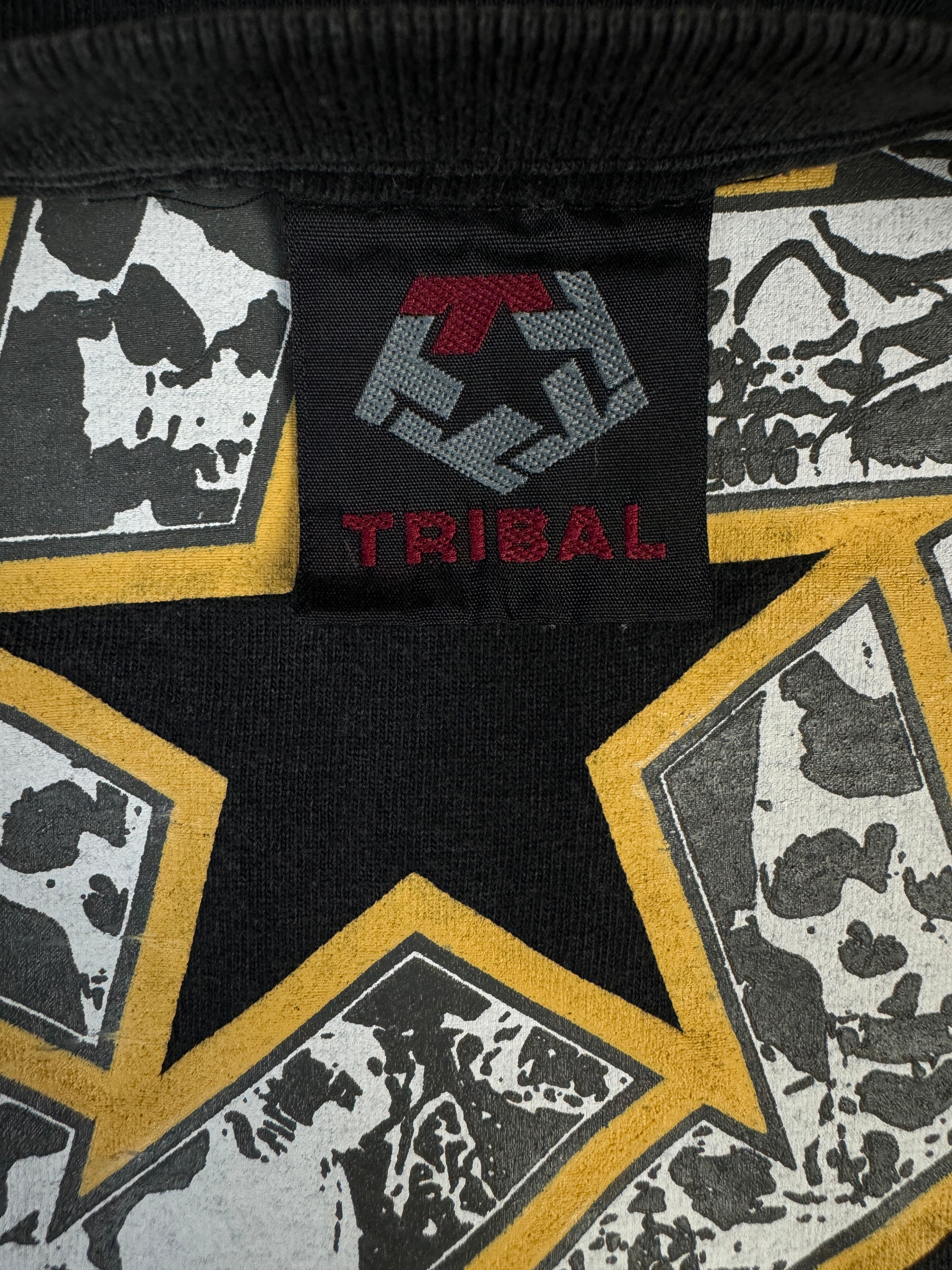 Vintage Tribal Gear Shirt Skulls Skater Schwarz M-L