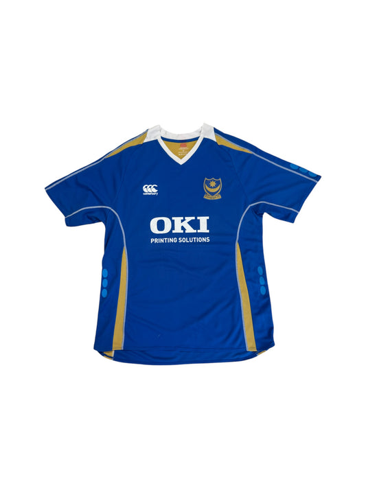 2007/08 Canterbury Trikot Portsmouth FC Oki Printing Solutions #1 Sauer Blau XL