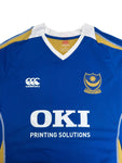 2007/08 Canterbury Trikot Portsmouth FC Oki Printing Solutions #1 Sauer Blau XL