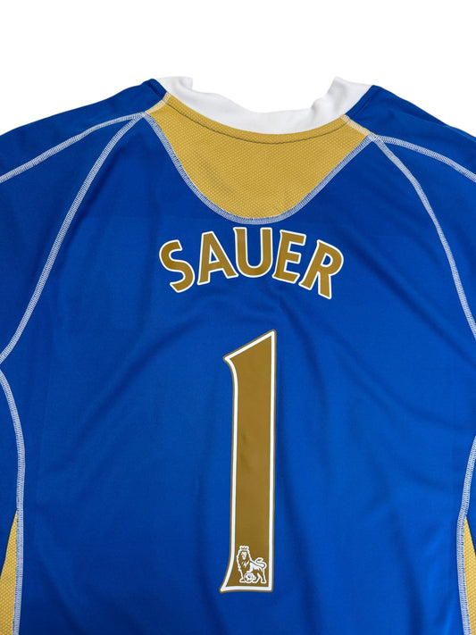 2007/08 Canterbury Trikot Portsmouth FC Oki Printing Solutions #1 Sauer Blau XL