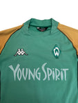 2003 Kappa Trikot Werder Bremen Young Spirit Grün Orange L