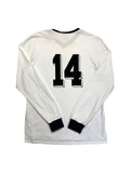Retro Copa DFB Langarm Trikot 1970s #14 Weiß