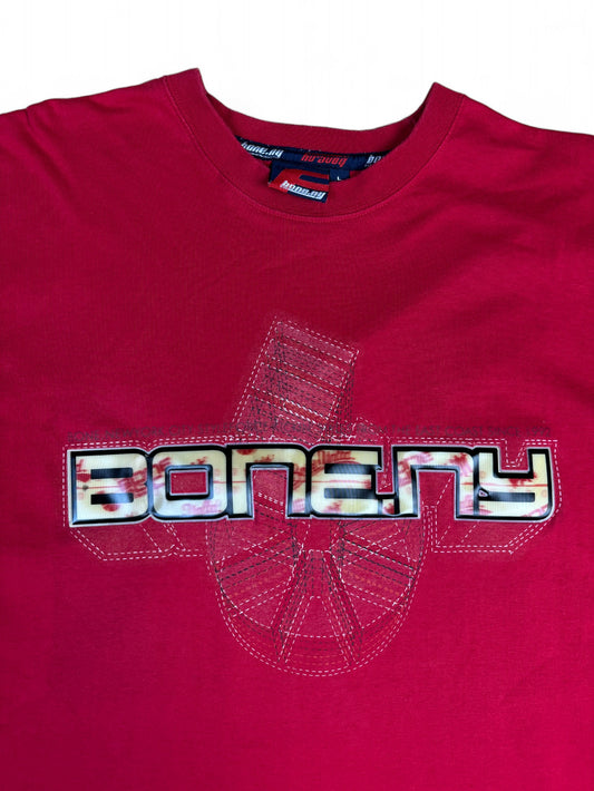 Vintage Bone Ny Shirt 3D Print Rot L
